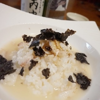 おうち居酒屋、〆ののどぐろ茶漬け